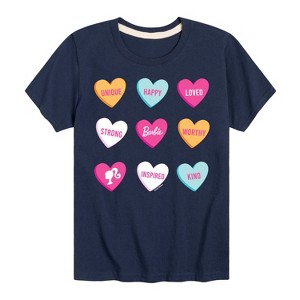 Boys' - Barbie - Barbie Candy Hearts Short Sleeve Graphic T-Shirt - 1 of 4