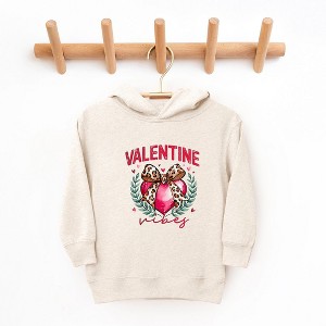 The Juniper Shop Coquette Valentine Vibes Toddler Graphic Hoodie - 1 of 3