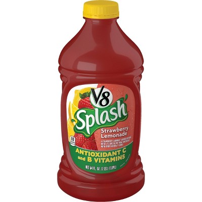 V8 Splash Strawberry Lemonade Juice - 64 fl oz Bottle