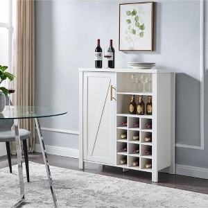 Kings Brand Furniture - Sideboard Buffet Wine Liquor Bar Cabinet for Kitchen, Living Room, Dining Room - 1 of 4