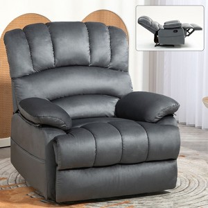 CAVINAS Oversized Adjustable Recliner Lounge Chair, Modern Fabric Sofa with Ergonomic Armrests, Comfortable Living Room Chair for Adults - 1 of 4