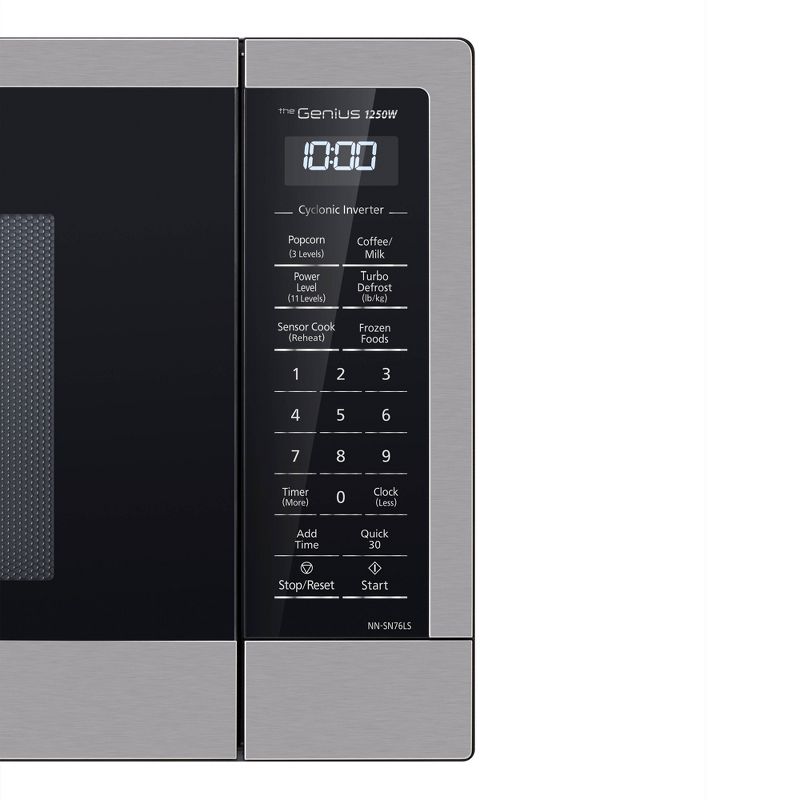 Panasonic 1.6 cu ft Cyclonic Inverter Microwave Oven - SN76LS, 3 of 9