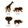 Big Dot of Happiness Wild Safari - DIY Shaped African Jungle Adventure Birthday Party or Baby Shower Cut-Outs - 24 Count - 2 of 4