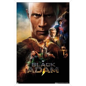 Trends International DC Comics Movie Black Adam - Group One Sheet Framed Wall Poster Prints - 1 of 4