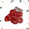 Unique Bargains Christmas Stickers for Ceramic Glass Metal Paper Plastic Peel Red White 1Set - 2 of 4