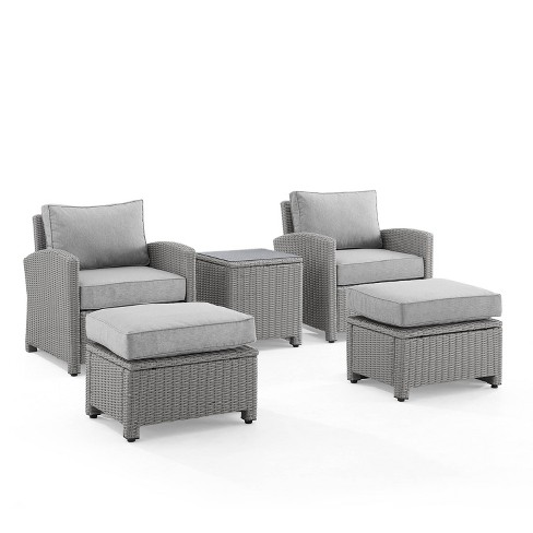 Wicker outdoor online seats