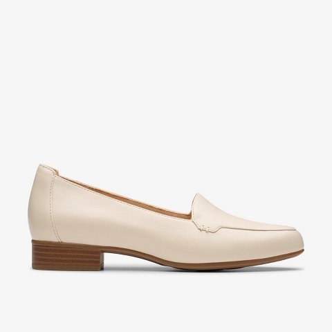 Обувь Clarks Womens Krystine Lily Cream Leather Shoes 8 Narrow