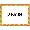 PosterPalooza | 26x18 Bamboo Picture Frame, UV Acrylic, 4 Finishes - Brown, Black, Gold, and Natural - 2 of 4