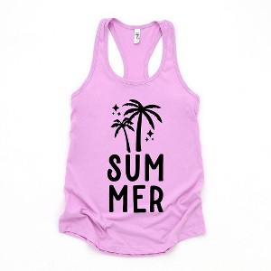Simply Sage Market Women's Summer Palm Graphic Racerback Tank - 1 of 2
