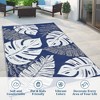 Outdoor Straw Plastic Rug, Lightweight Reversible Patio Rug, Folding Portable Deck Area Carpet, Large Floor Mat for Backyard Garden Camping Picnic - 4 of 4