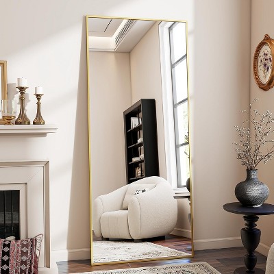 Beautyolove 71"L x 26"W Aluminum Alloy Frame Full Body Mirror