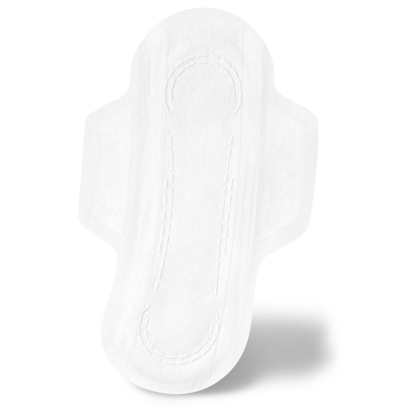 Cora Organic Cotton Ultra Thin Super Fragrance Free Pads with Wings for Periods - Super Absorbency - 32ct, 5 of 13