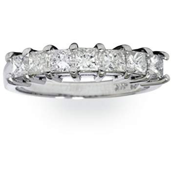 Pompeii3 1ct Princess Cut Diamond Wedding Anniversary Ring