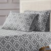 Brushed Cotton Flannel Smooth Heavyweight Soft Modern Contemporary 2 Piece Pillowcase Set by Blue Nile Mills - 2 of 4