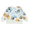 Seven Times Six Disney Bluey Pullover Boys' Toddler Bluey and Bingo Funny AOP Graphic Top White - 4 of 4