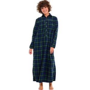 flannel pajama shirt dress Ellos Women's Flannel Sleep Shirt Nightgown
