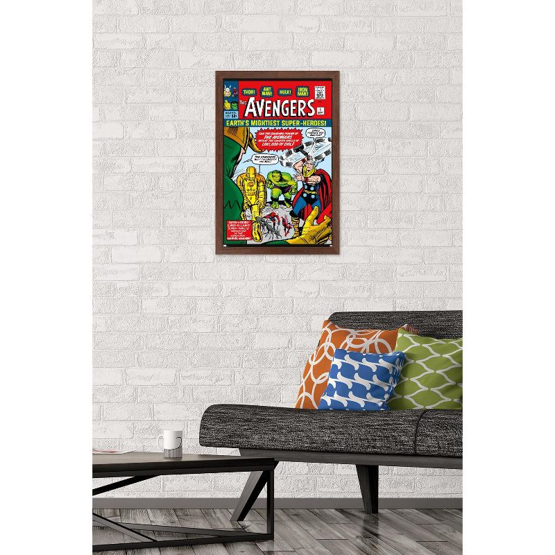 Trends International Marvel Comics - Avengers #1 Framed Wall Poster Prints, 2 of 7