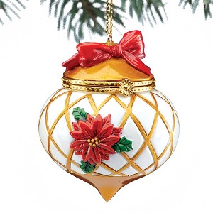 Collections Etc Festive Trinket Box Ornaments - 1 of 3