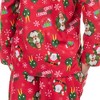 Elf Pajamas Kids I Know Him Coat Front 2-Piece Flannel Lounge Sleep Set - 3 of 4