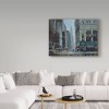 24" x 32" Chrysler Building, Manhattan by Hall Groat Ii - Trademark Fine Art: Unframed Giclee Canvas, Gallery-Wrapped - 3 of 4