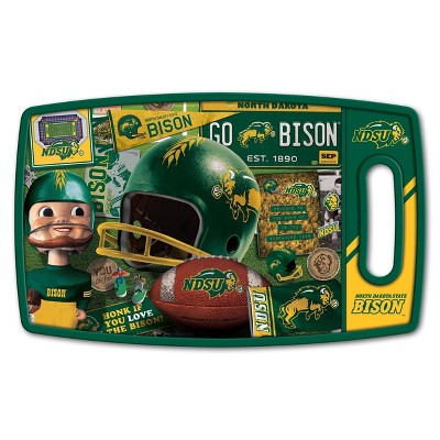 NCAA North Dakota State Bison Retro Series 9"x14" Football Field Reversible Cutting Board