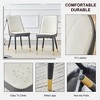 NicBex Set of 2 Dining Chair Modern Upholstered PU Leather Dining Room Chair with Metal Legs - 4 of 4