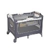 MYKKO Portable Playard with Bassinet in Pink, Packable and Easy Setup Baby Playard, Lightweight and Portable Playard - 3 of 4