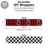 Big Dot of Happiness Flannel Fling Before The Ring - Buffalo Plaid Bachelorette Party Favors and Cupcake Kit - Fabulous Favor Party Pack - 100 Pieces - 3 of 4