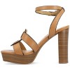 Journee Collection Womens Mandilyn High Heel Platform Sandals - 2 of 4