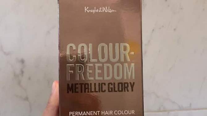 Knight&#38;Wilson Color Freedom Metallic Glory Permanent Hair Color - Rose Gold - 4.7 fl oz, 2 of 8, play video