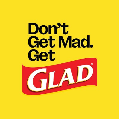 Glad ForceFlex MaxStrength Drawstring LeakGuard Trash Bags - Sunshine Lemon - 13 Gallon - 45ct