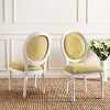 Holloway 19" H French Brasserie Oval Side Chair (Set of 2) - FOX6228 - Safavieh Couture - 3 of 4