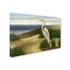 16" x 24" One Heron at the Beach by Victor Giton - Trademark Fine Art: Canvas Wall Decor, Animal Scene, Unframed Digital Artwork - 2 of 4
