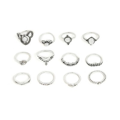 SOHI Women Silver Coloured Rings