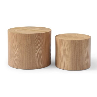 Hotraffy Set of 2 Round Coffee Table
