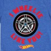 Boys' - Hot Wheels - Valentine's I Wheelie Like You Short Sleeve Graphic T-Shirt - 2 of 4