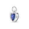 Girls' CZ Birthstone Heart Sterling Silver Charms - In Season Jewelry - 2 of 4