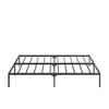 NicBex Full/King Metal Platform Bed Frame,Under Bed Storage,Mattress Foundation with Steel Slat Support,No Box Spring Needed,Easy Assembly,Black - 4 of 4