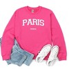 Simply Sage Market Women's Graphic Sweatshirt Paris France Varsity - 3 of 3