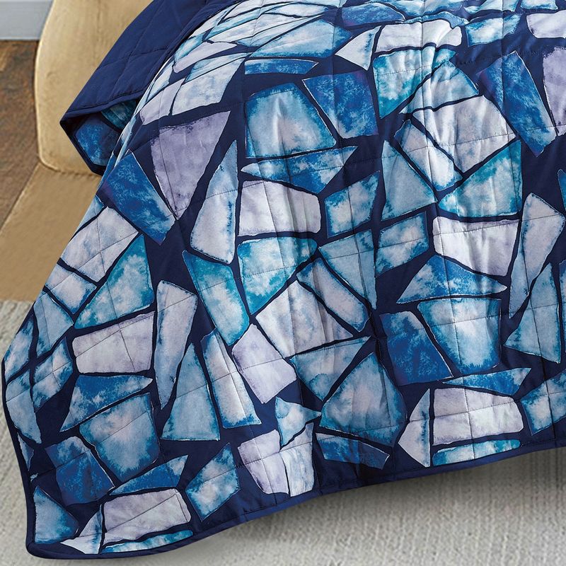 Esca Lorin Elegant & Stylish 3pc Bedspread Set: 1 Comforter, 2 Pillow Shams, 5 of 8