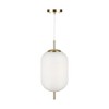 Artcraft Lighting Vita 1 - Light Pendant in  White/Brass - 3 of 4