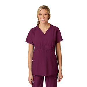 Wink W123 Maternity V-Neck Scrub Top - 1 of 4