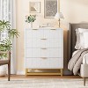 Zstar Five-Drawer Dresser with Metal Legs - 4 of 4