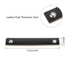 Unique Bargains Leather Dresser Drawer Door Cabinet Knobs and Pulls 4 Pcs - 2 of 4