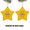 University of Idaho Primary Logo StarShaped Porcelain Holiday Christmas Tree Ornament  3.1" - 4 of 4