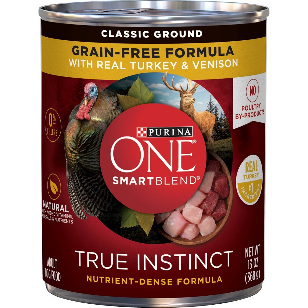 UPC 017800175890 product image for Purina ONE Grain Free Natural Pate Wet Dog Food Can SmartBlend True Instinct Wit | upcitemdb.com