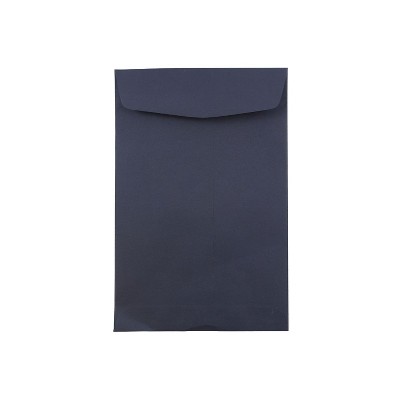 JAM Paper 6 x 9 Open End Catalog Envelopes Navy Blue 01287030F