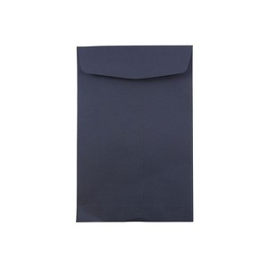 JAM Paper 6 x 9 Open End Catalog Envelopes Navy Blue 01287030F - 1 of 2