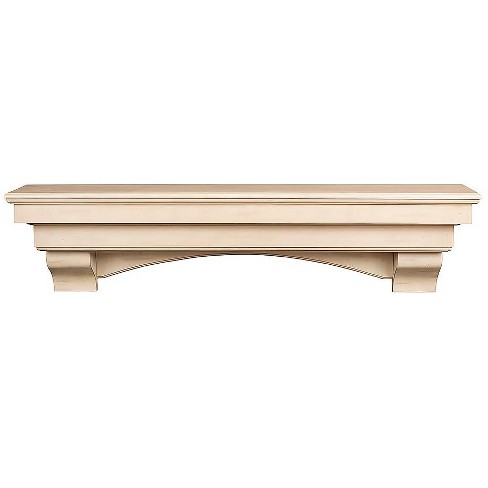 Mantels Direct Salem 60 3 Styles In 1 Wood Fireplace Mantel Shelf In Aged White Target