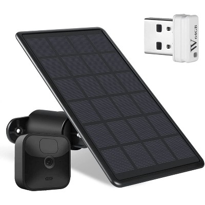 Wasserstein Solar Panel for Blink Outdoor & Blink XT2/XT - Additional 64GB USB Flash Drive Included (Blink Camera NOT Included)